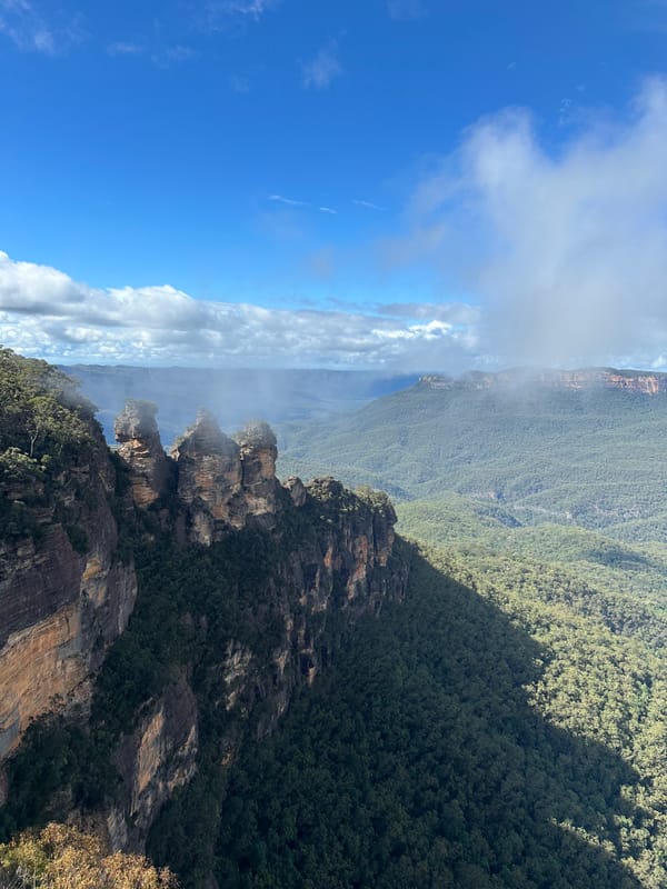 A half-day trip to Katoomba, Blue Mountains using public transport